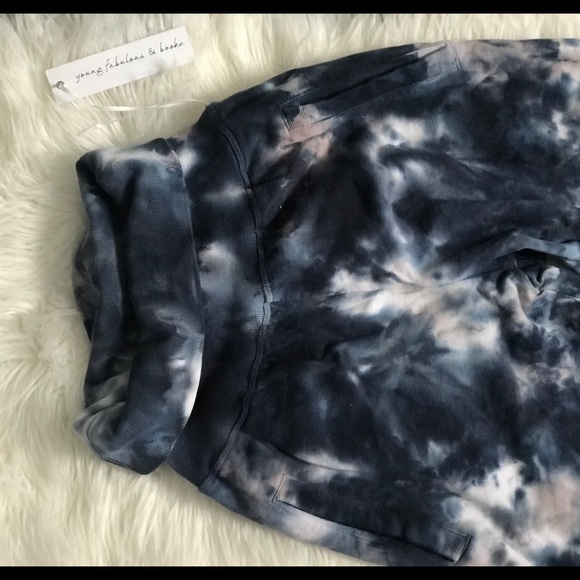 Young fabulous & broke NWT size S 💙grove pants - Picture 3 of 11